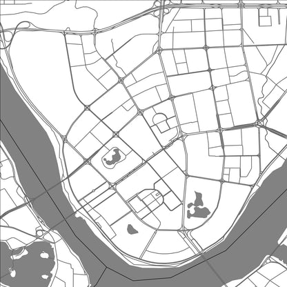 ROAD MAP OF HUIZHOU, CHINA BY MAPBAKES