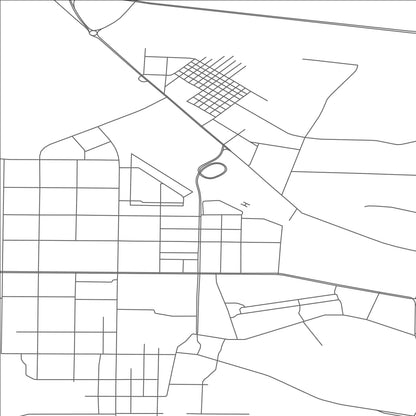 ROAD MAP OF JALAI NUR, CHINA BY MAPBAKES