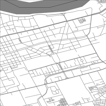 ROAD MAP OF JIAMUSI, CHINA BY MAPBAKES
