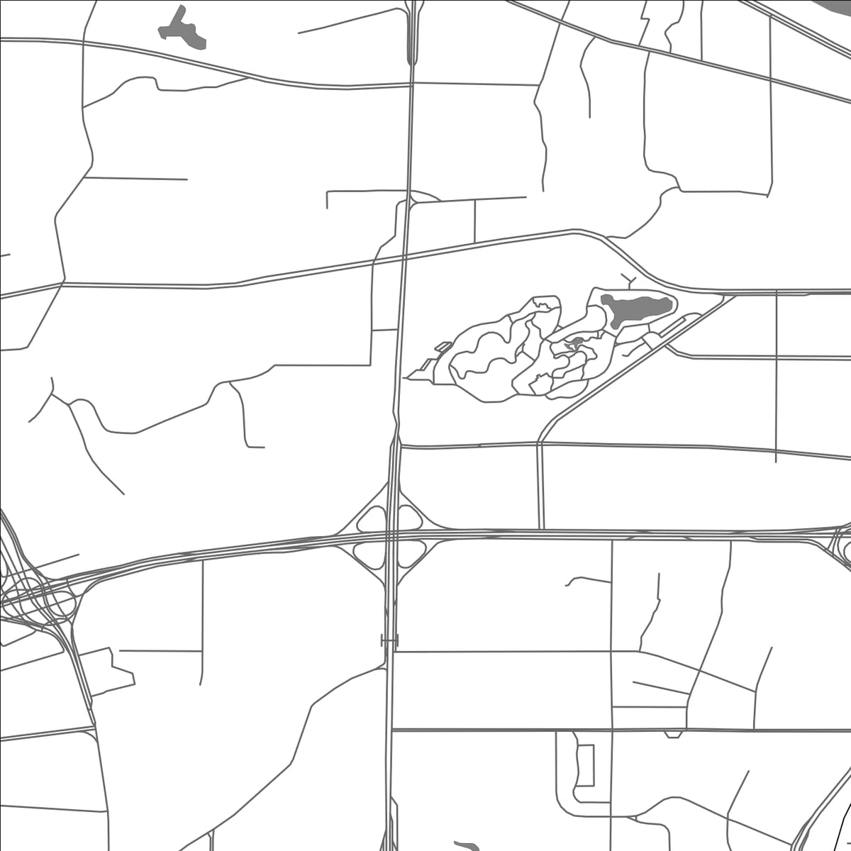 ROAD MAP OF JIANGNAN, CHINA BY MAPBAKES