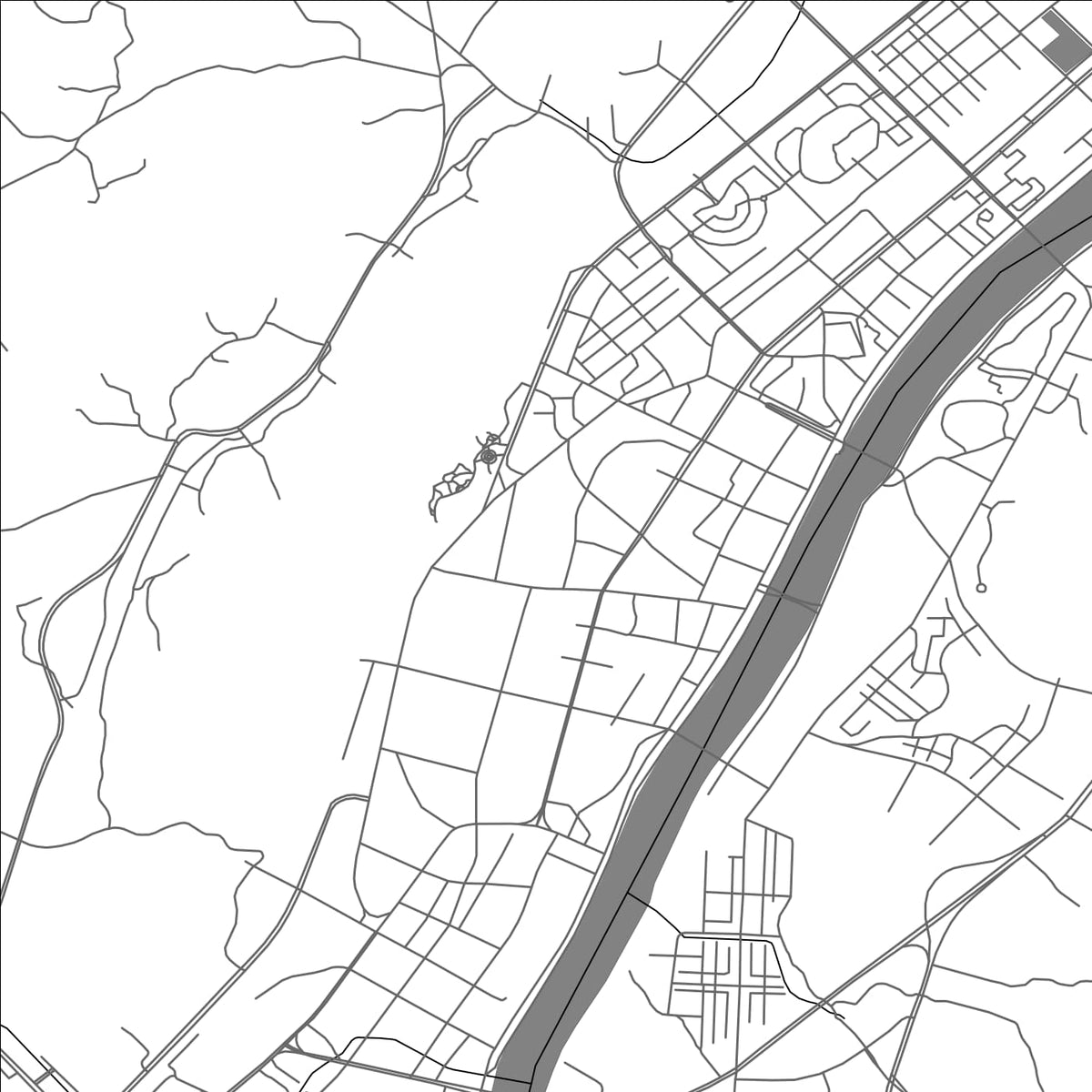 ROAD MAP OF JIANGSHAN, CHINA BY MAPBAKES