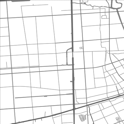 ROAD MAP OF JIANGYAN, CHINA BY MAPBAKES