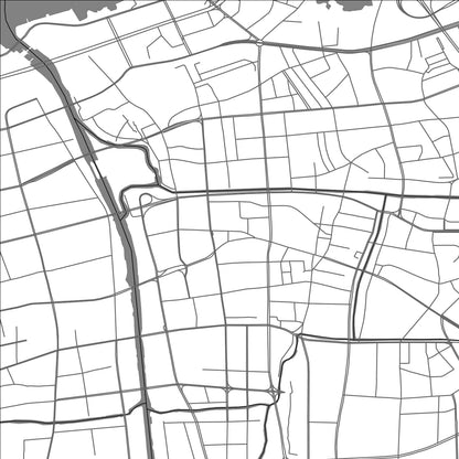 ROAD MAP OF JIANGYIN, CHINA BY MAPBAKES
