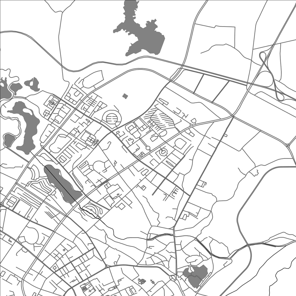 ROAD MAP OF JIANSHUI, CHINA BY MAPBAKES