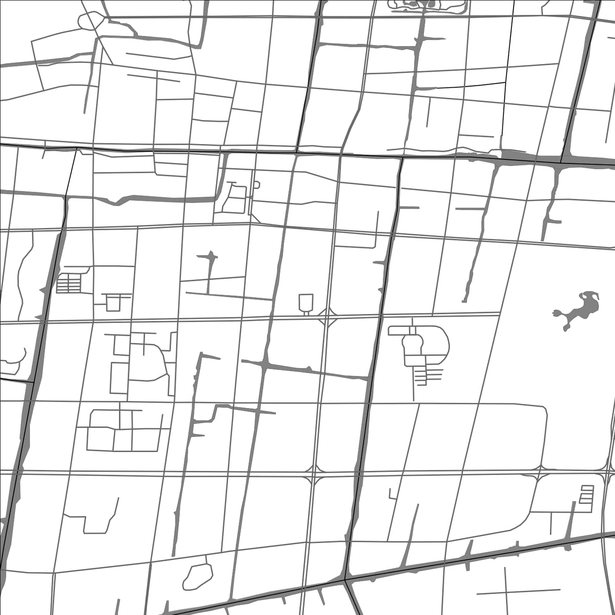 ROAD MAP OF JIASHAN, CHINA BY MAPBAKES