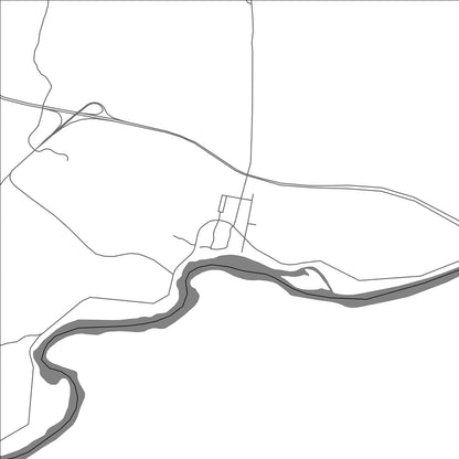 ROAD MAP OF JIASI, CHINA BY MAPBAKES