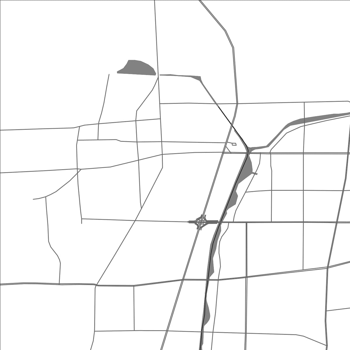 ROAD MAP OF JIAWANG, CHINA BY MAPBAKES
