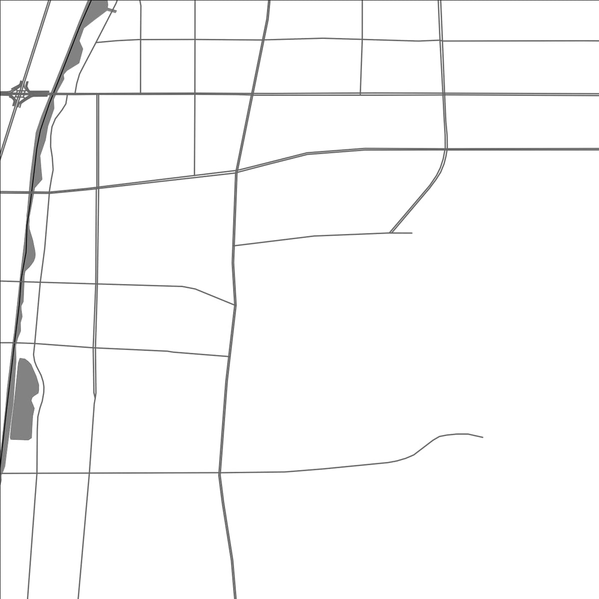 ROAD MAP OF JIAWANG ZHEN, CHINA BY MAPBAKES