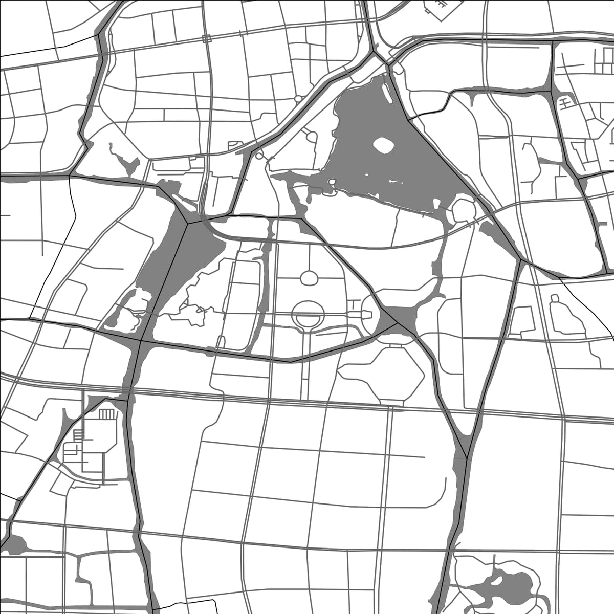 ROAD MAP OF JIAXING, CHINA BY MAPBAKES