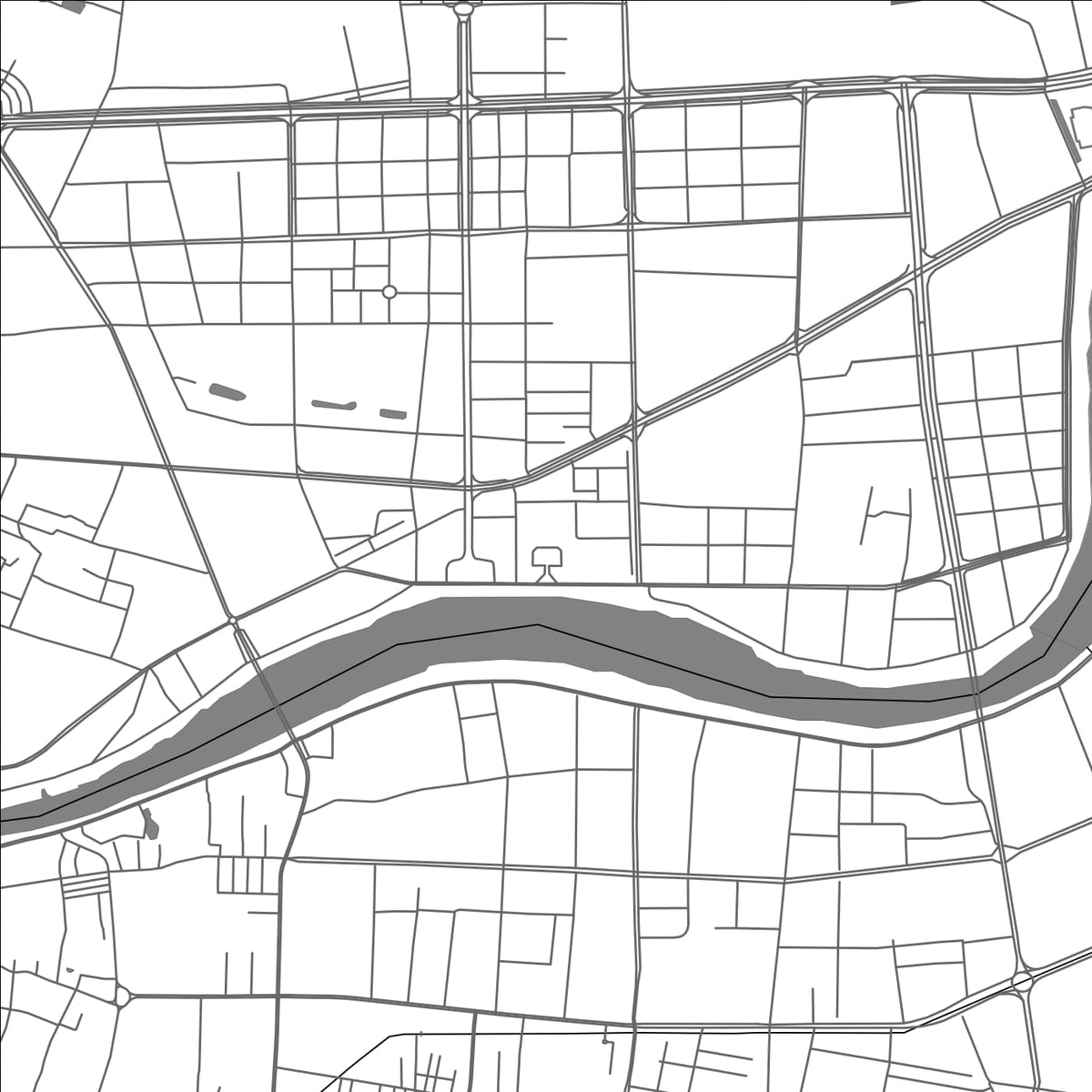 ROAD MAP OF JIEYANG, CHINA BY MAPBAKES