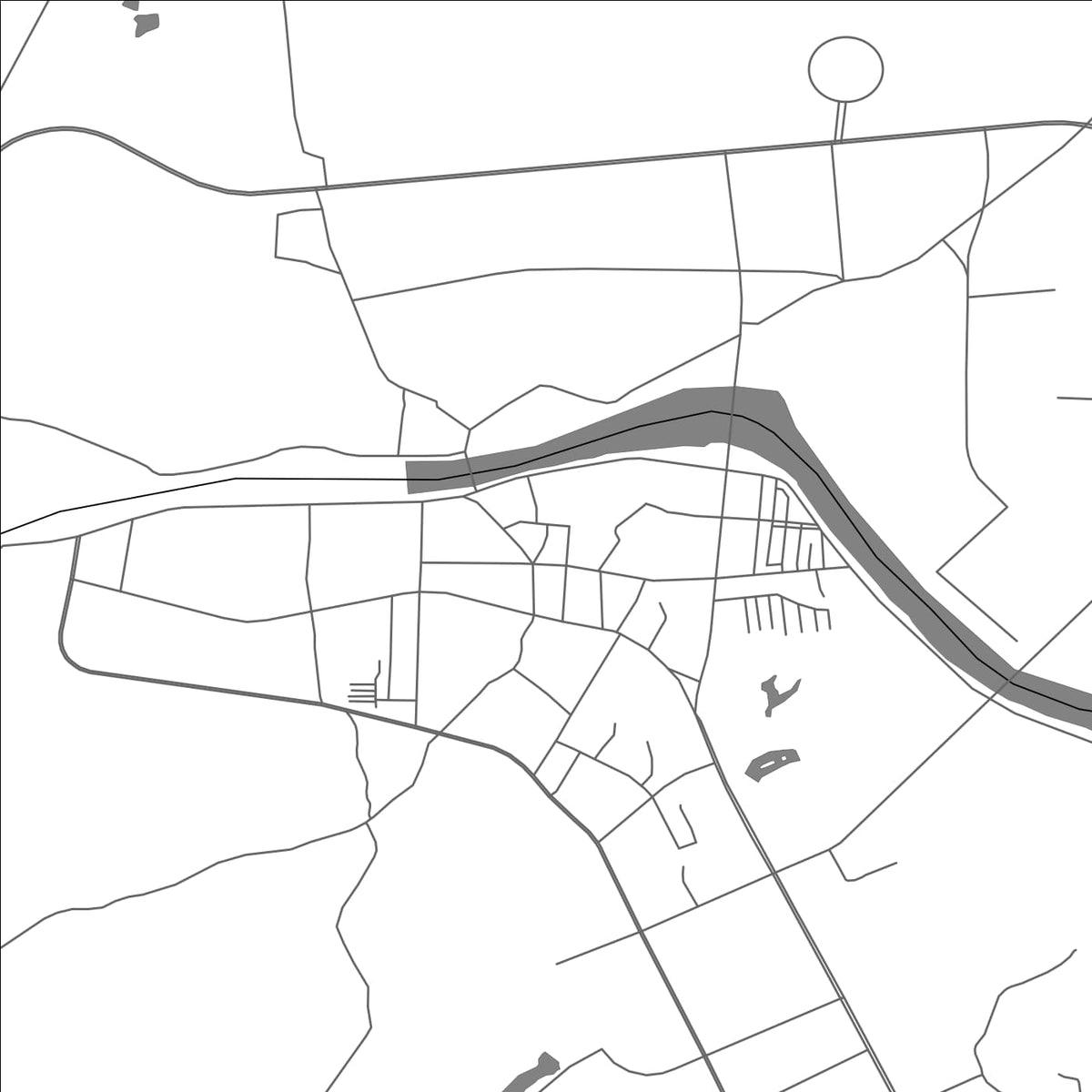 ROAD MAP OF JING'AN, CHINA BY MAPBAKES