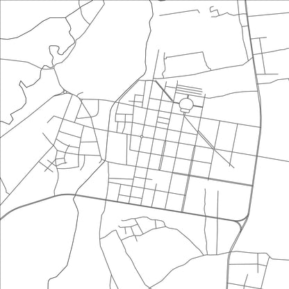ROAD MAP OF JINNIU, CHINA BY MAPBAKES