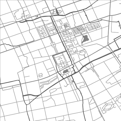 ROAD MAP OF JINSHAN, CHINA BY MAPBAKES