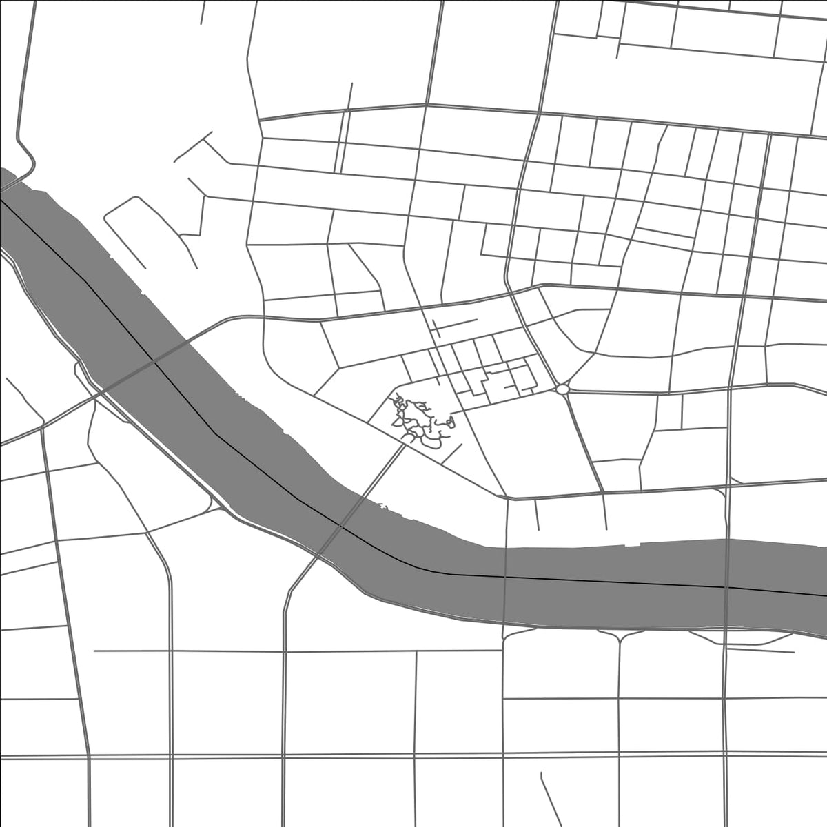 ROAD MAP OF JINZHOU, CHINA BY MAPBAKES