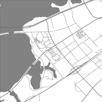 ROAD MAP OF JIUJIANG, CHINA BY MAPBAKES