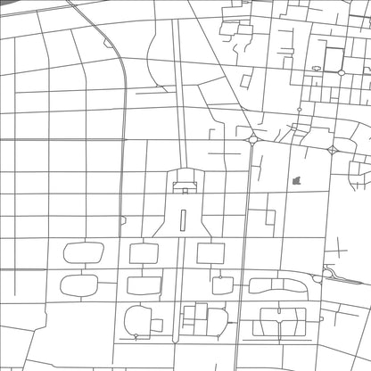 ROAD MAP OF JIUQUAN, CHINA BY MAPBAKES