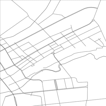 ROAD MAP OF JIUTAI, CHINA BY MAPBAKES