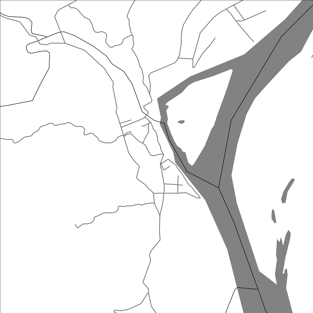 ROAD MAP OF JUEXI, CHINA BY MAPBAKES