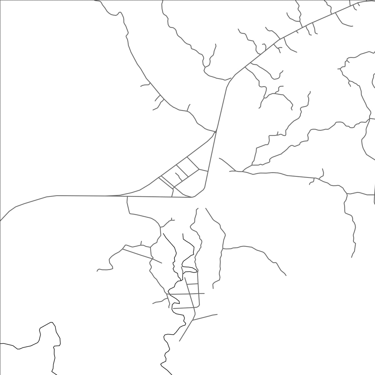ROAD MAP OF JUKUI, CHINA BY MAPBAKES