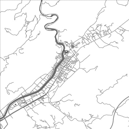 ROAD MAP OF JUNLIAN, CHINA BY MAPBAKES