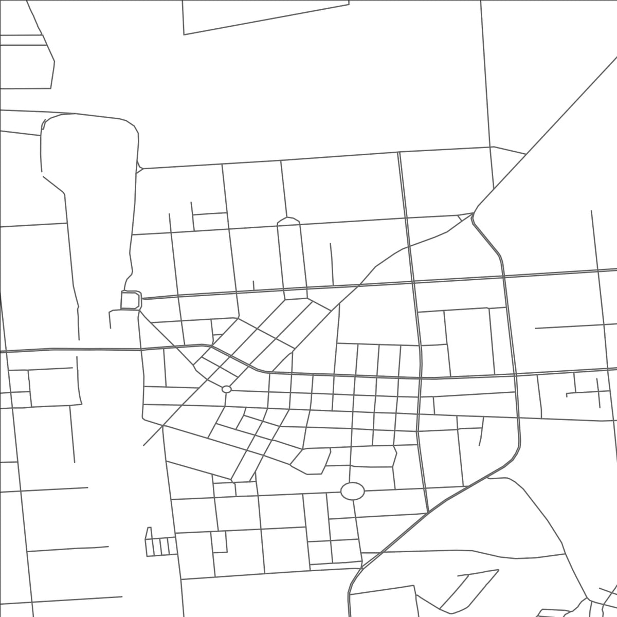 ROAD MAP OF KAIYUAN, CHINA BY MAPBAKES