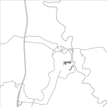 ROAD MAP OF KONGTAN, CHINA BY MAPBAKES