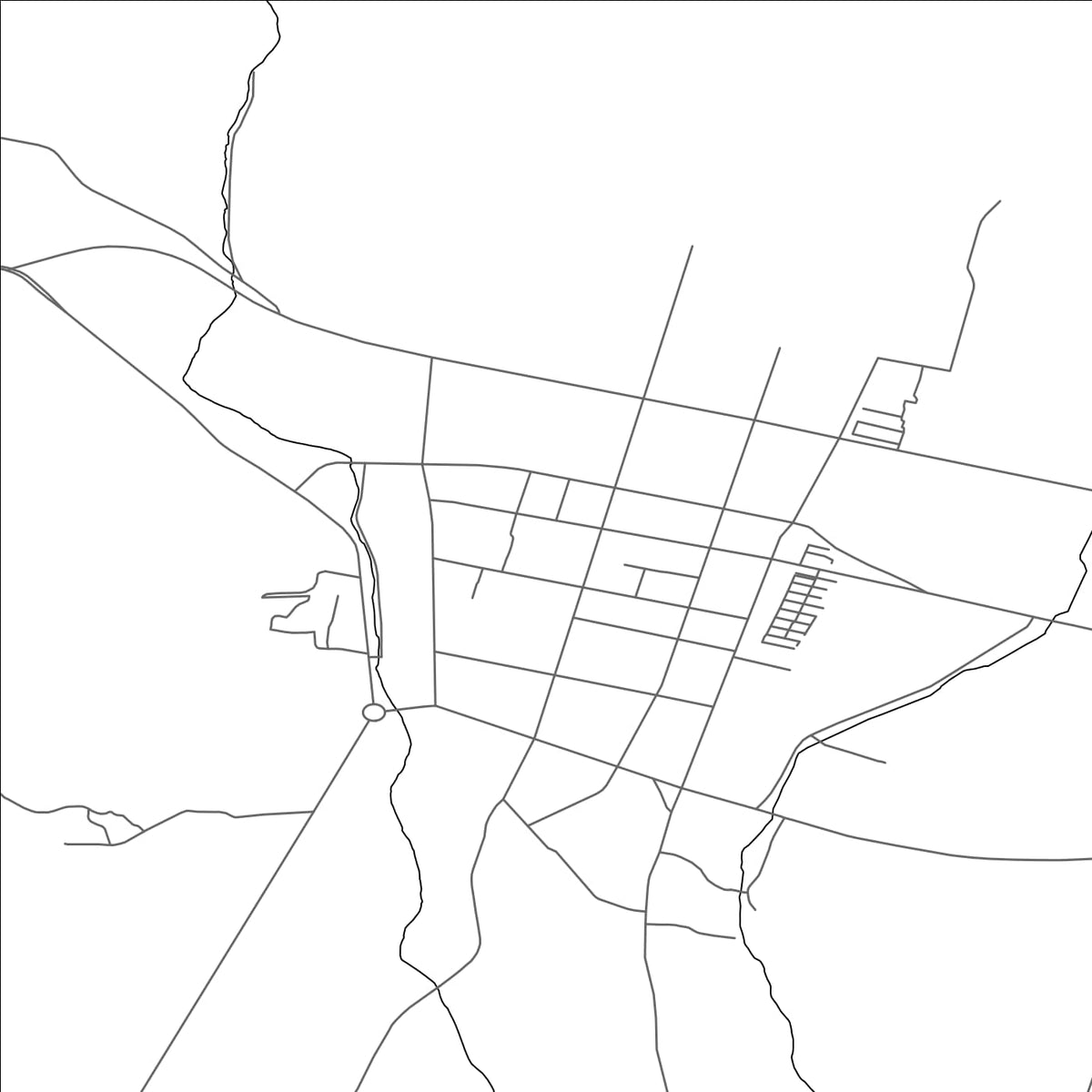ROAD MAP OF KUANDIAN, CHINA BY MAPBAKES