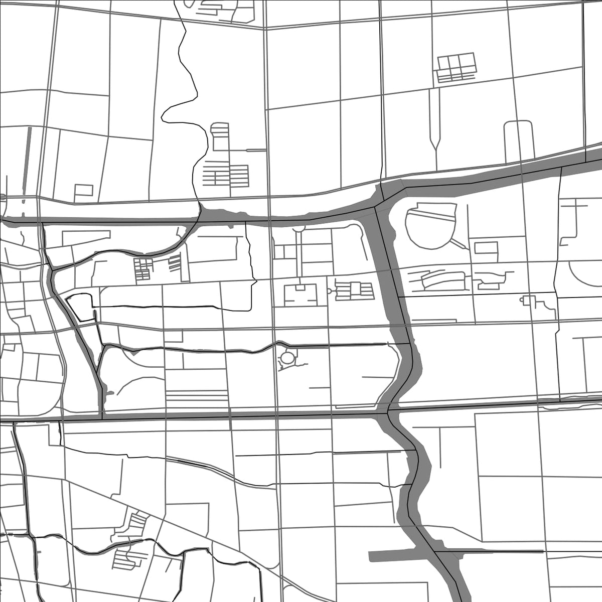 ROAD MAP OF KUNSHAN, CHINA BY MAPBAKES