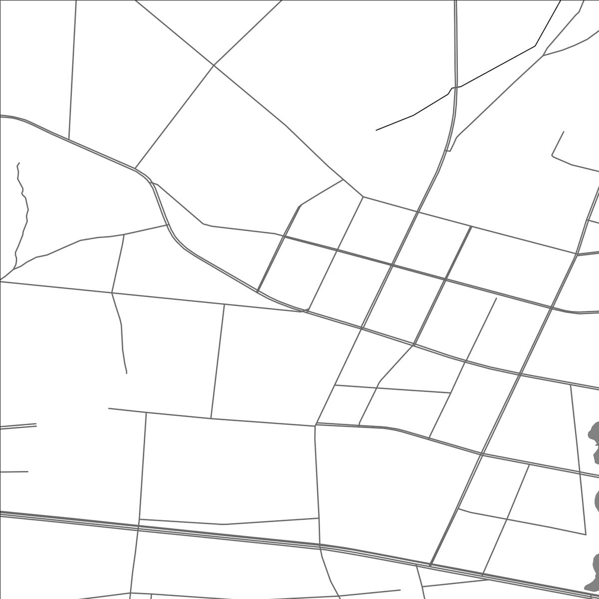 ROAD MAP OF KUQA, CHINA BY MAPBAKES