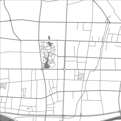 ROAD MAP OF LAIWU, CHINA BY MAPBAKES
