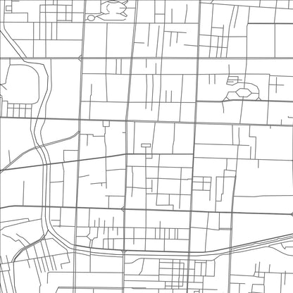 ROAD MAP OF LAIZHOU, CHINA BY MAPBAKES