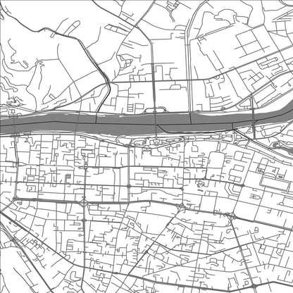 ROAD MAP OF LANZHOU, CHINA BY MAPBAKES