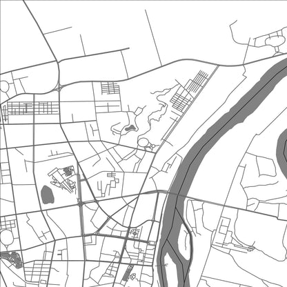 ROAD MAP OF LEIYANG, CHINA BY MAPBAKES