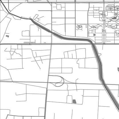 ROAD MAP OF LIANGXIANG, CHINA BY MAPBAKES