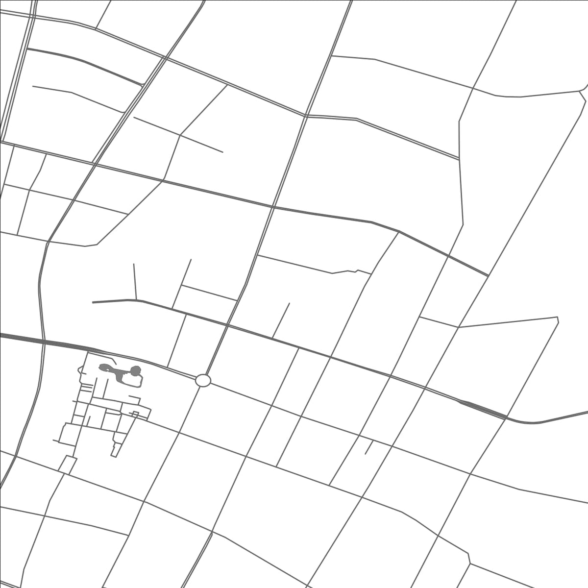 ROAD MAP OF LINFEN, CHINA BY MAPBAKES
