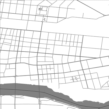 ROAD MAP OF LINGHE, CHINA BY MAPBAKES