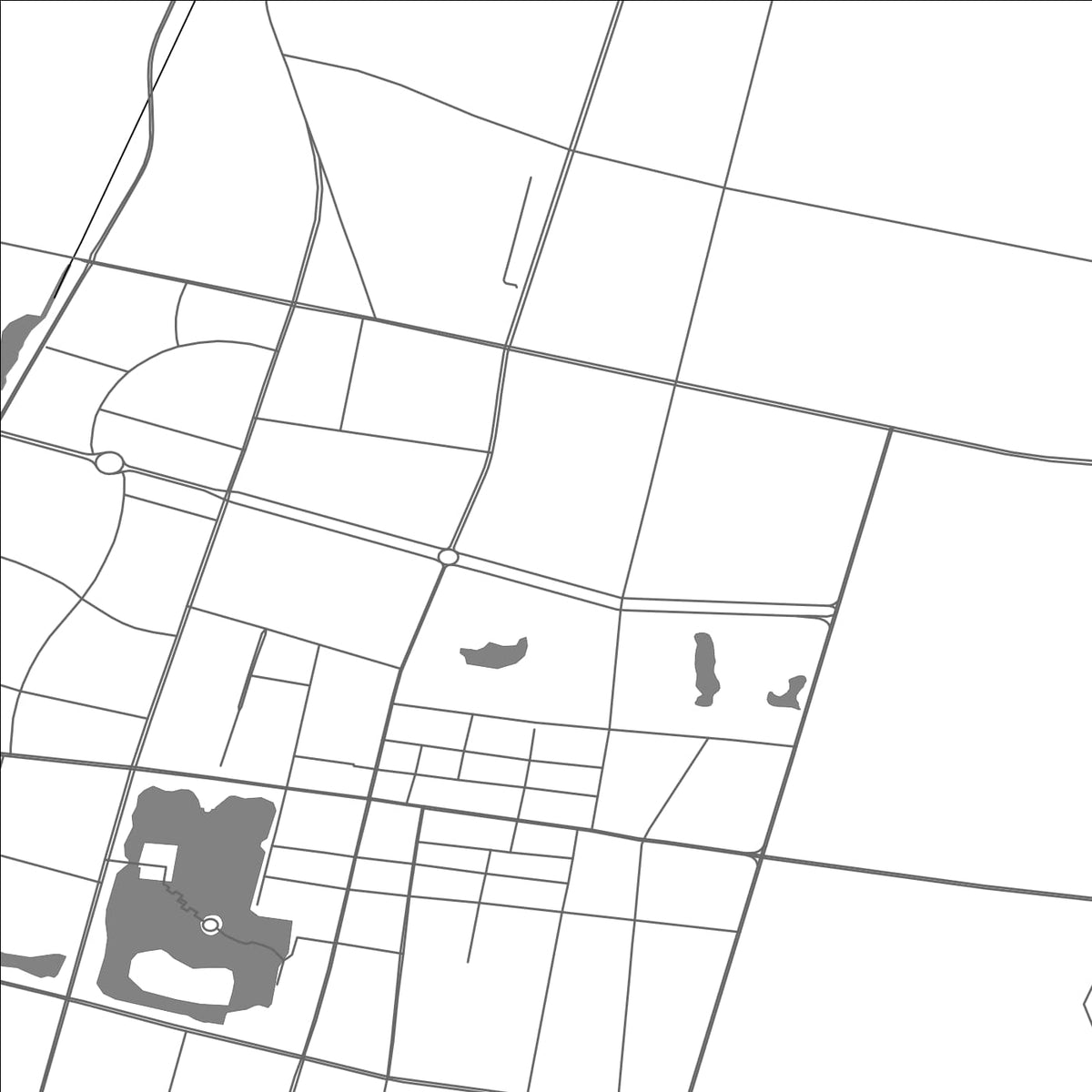 ROAD MAP OF LINGWU, CHINA BY MAPBAKES