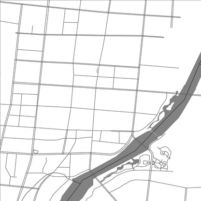 ROAD MAP OF LINQU, CHINA BY MAPBAKES