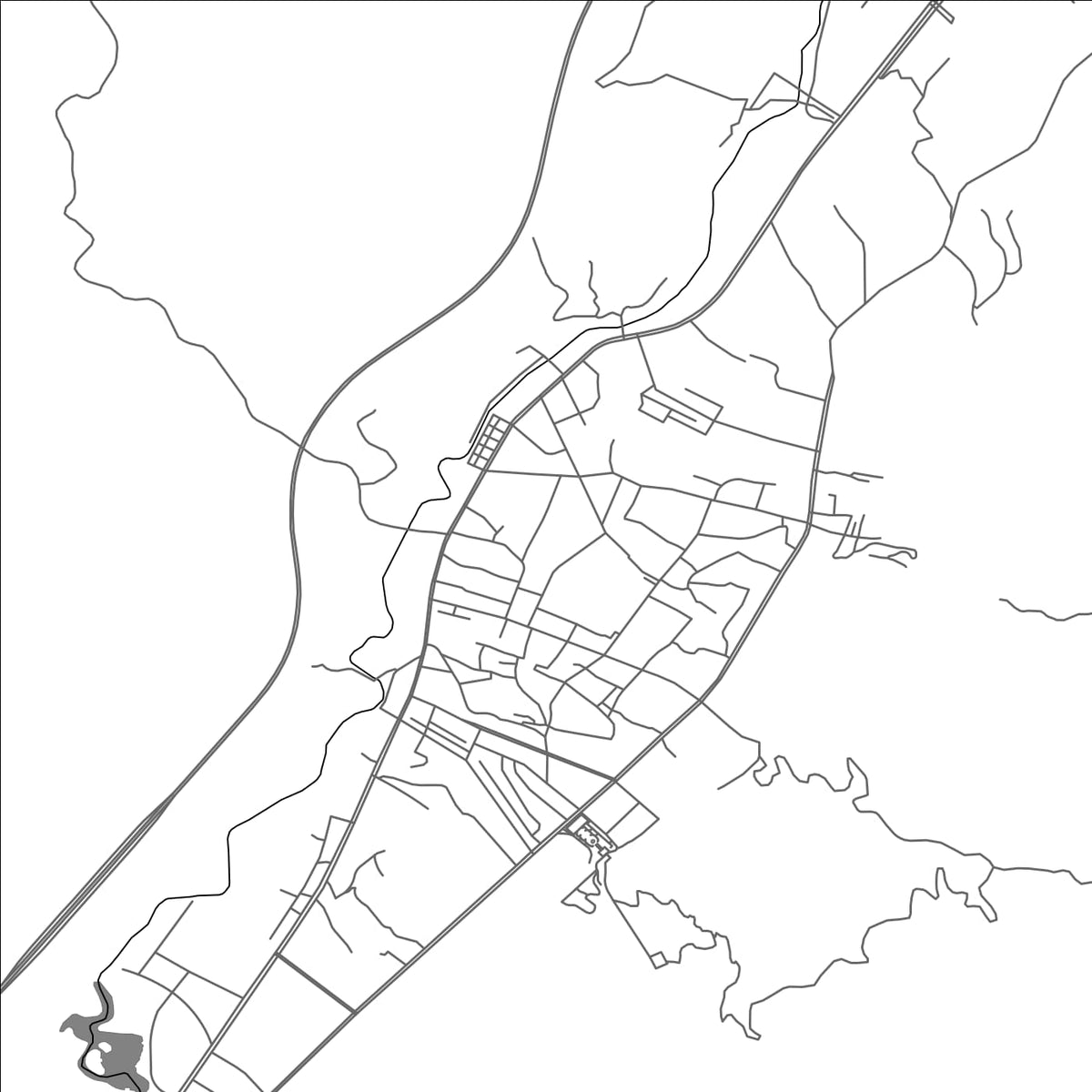 ROAD MAP OF LIPING, CHINA BY MAPBAKES