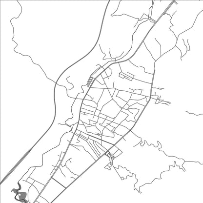 ROAD MAP OF LIPING, CHINA BY MAPBAKES