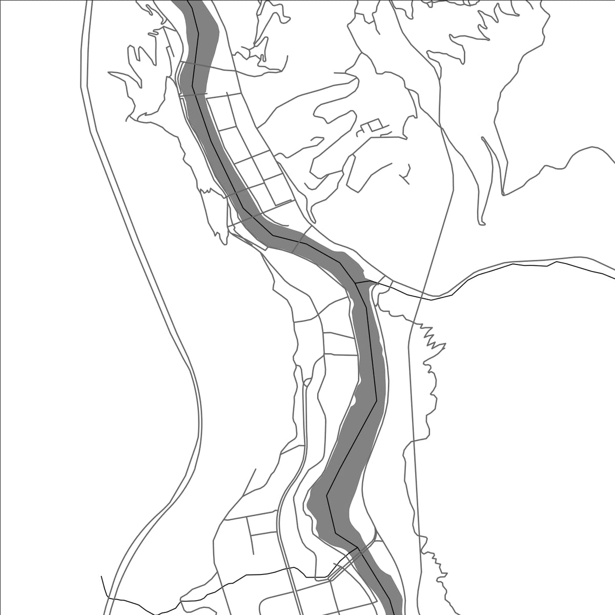 ROAD MAP OF LIUKU, CHINA BY MAPBAKES