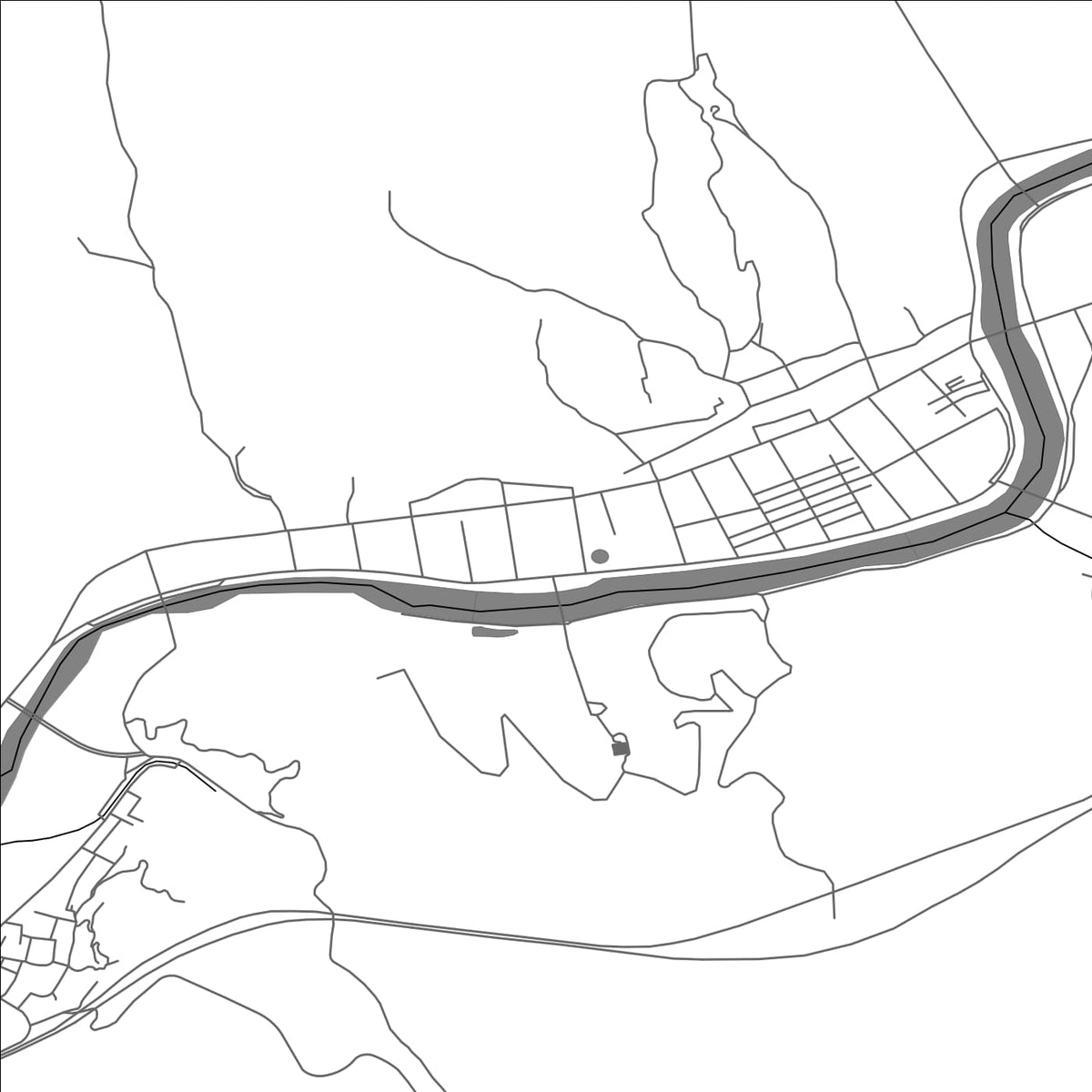 ROAD MAP OF LIULIN, CHINA BY MAPBAKES
