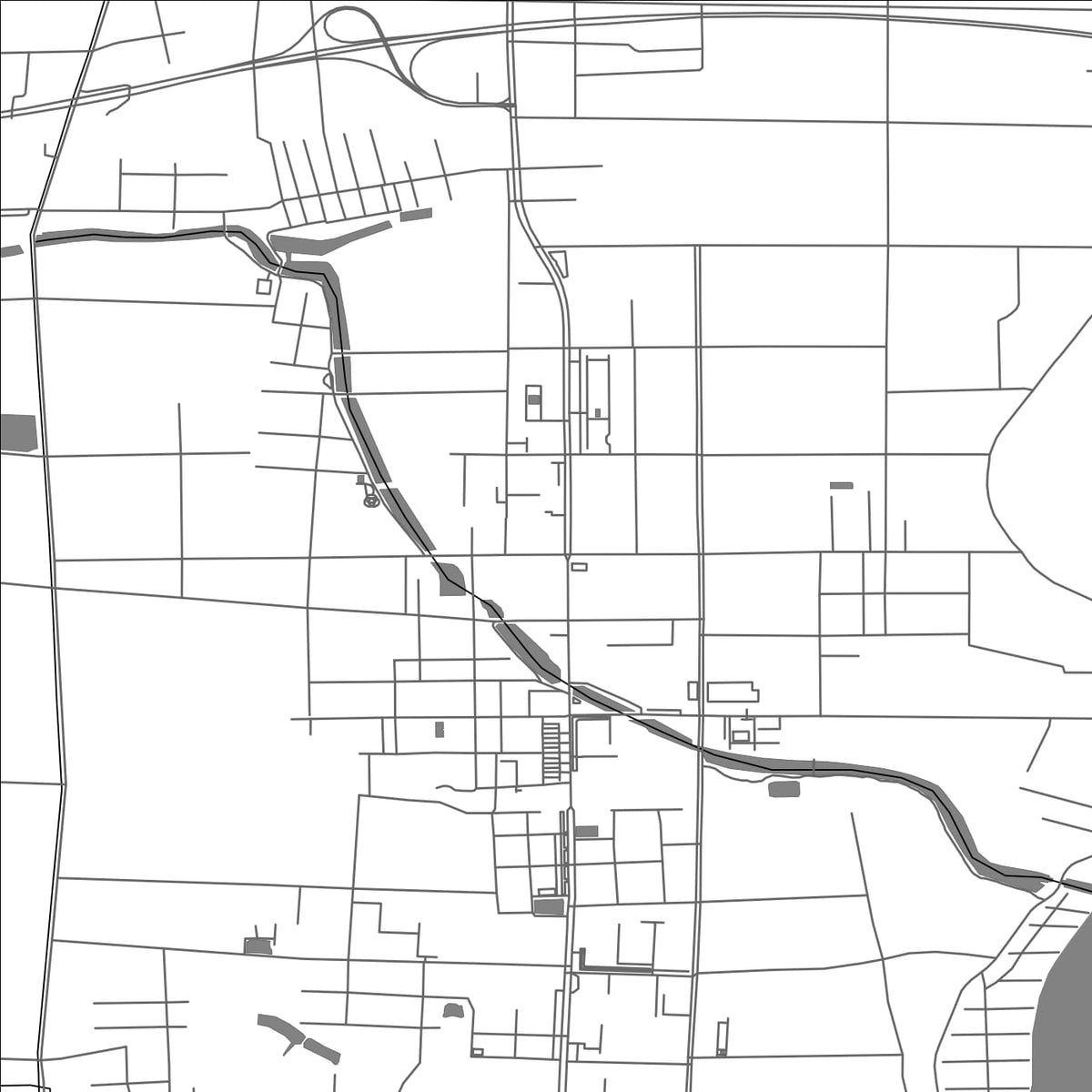 ROAD MAP OF LIUTUAN, CHINA BY MAPBAKES