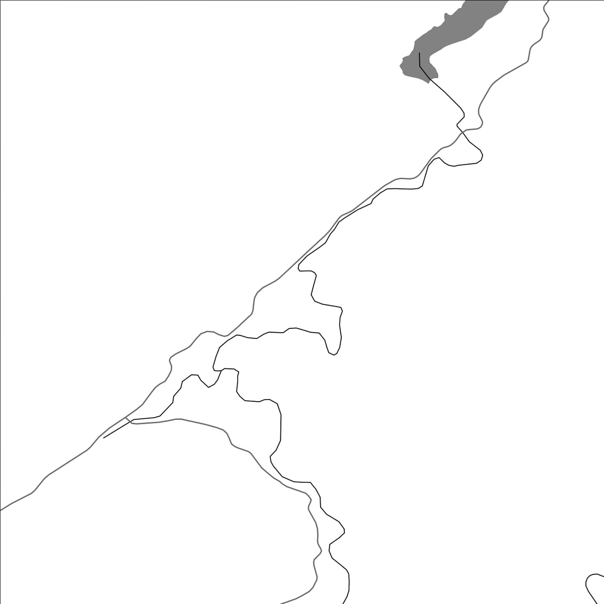 ROAD MAP OF LIUYIN, CHINA BY MAPBAKES