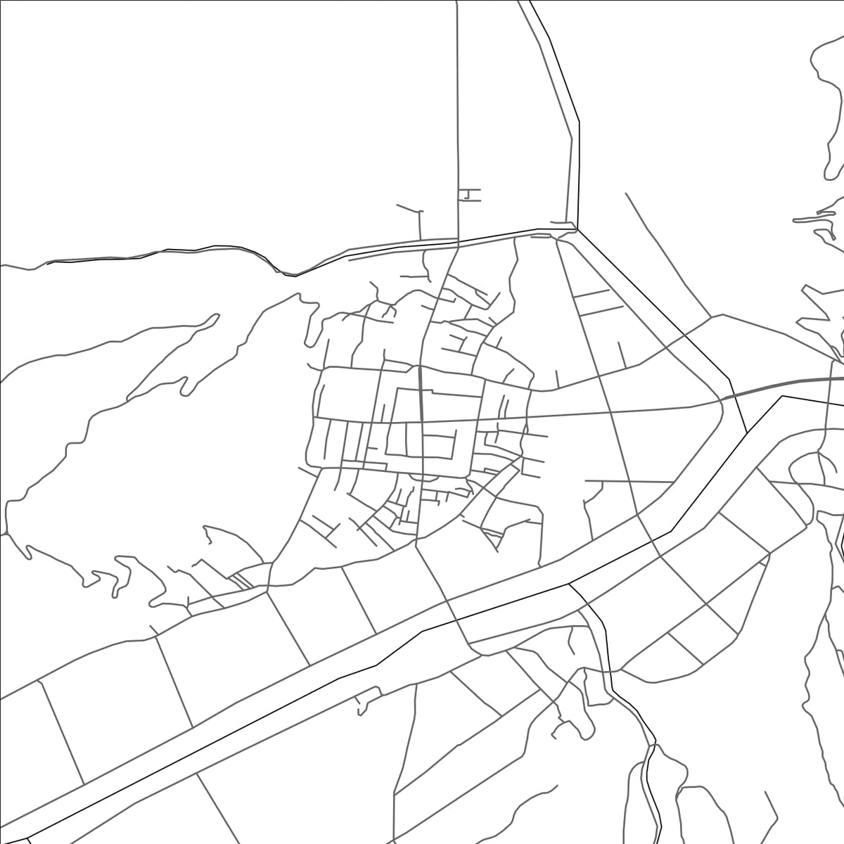 ROAD MAP OF LIXIAN, CHINA BY MAPBAKES