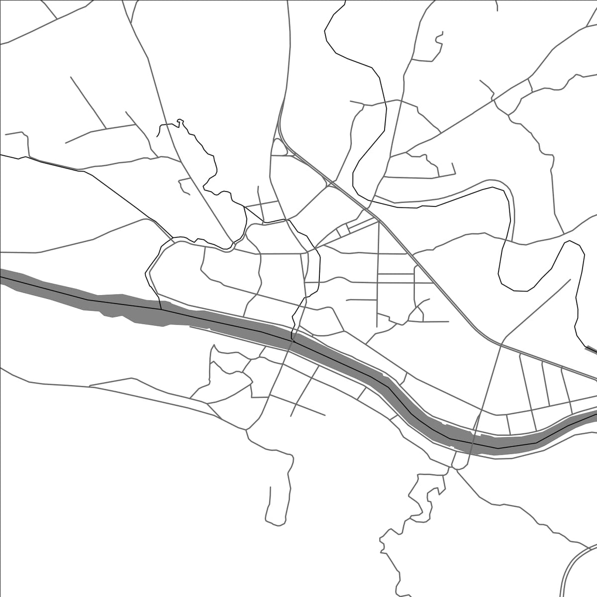ROAD MAP OF LONGMEN, CHINA BY MAPBAKES