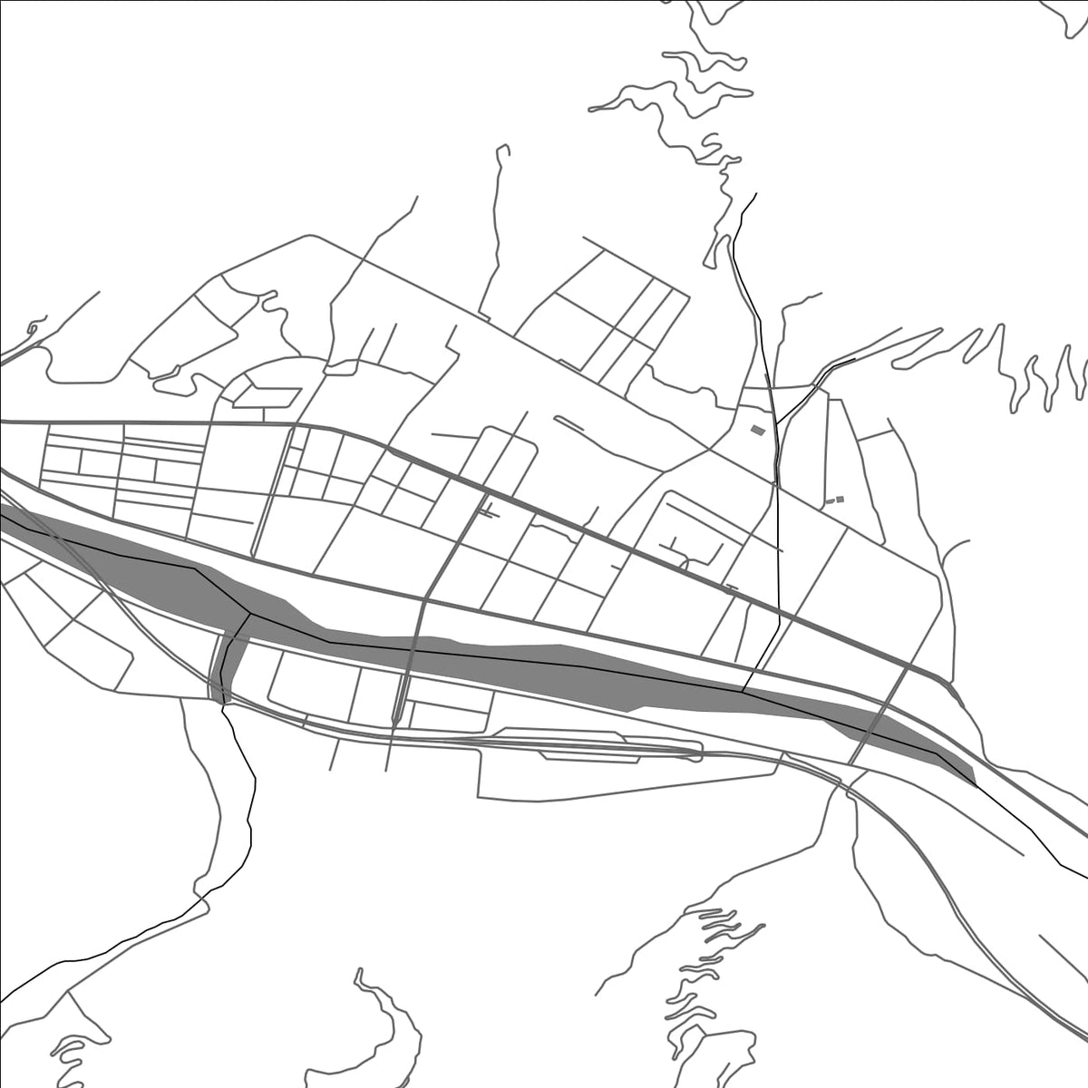 ROAD MAP OF LONGNAN, CHINA BY MAPBAKES