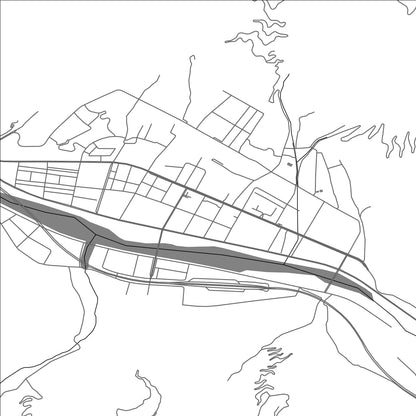 ROAD MAP OF LONGNAN, CHINA BY MAPBAKES