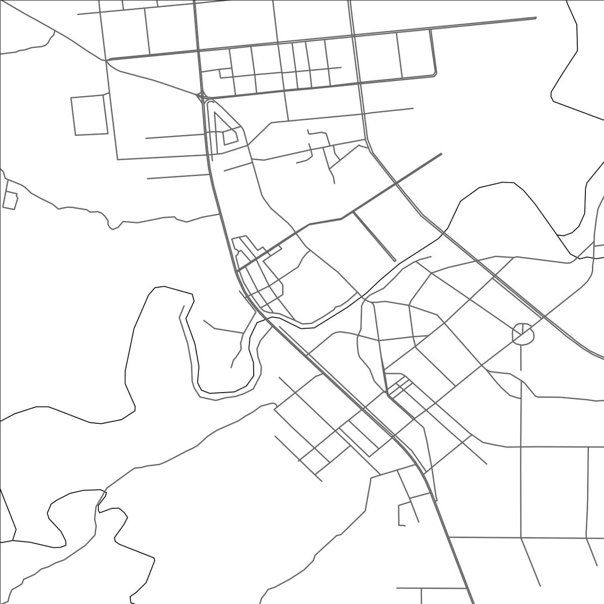ROAD MAP OF LONGSHUI, CHINA BY MAPBAKES