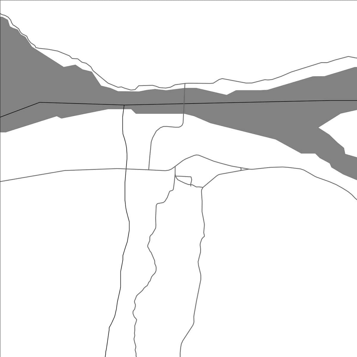 ROAD MAP OF LUSHAR, CHINA BY MAPBAKES